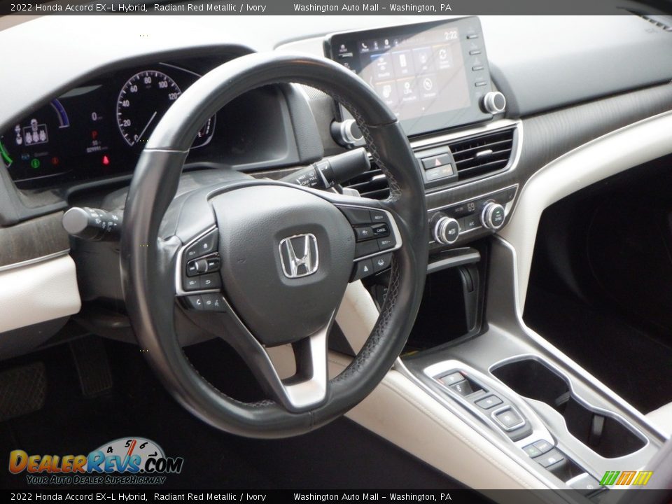 Dashboard of 2022 Honda Accord EX-L Hybrid Photo #21