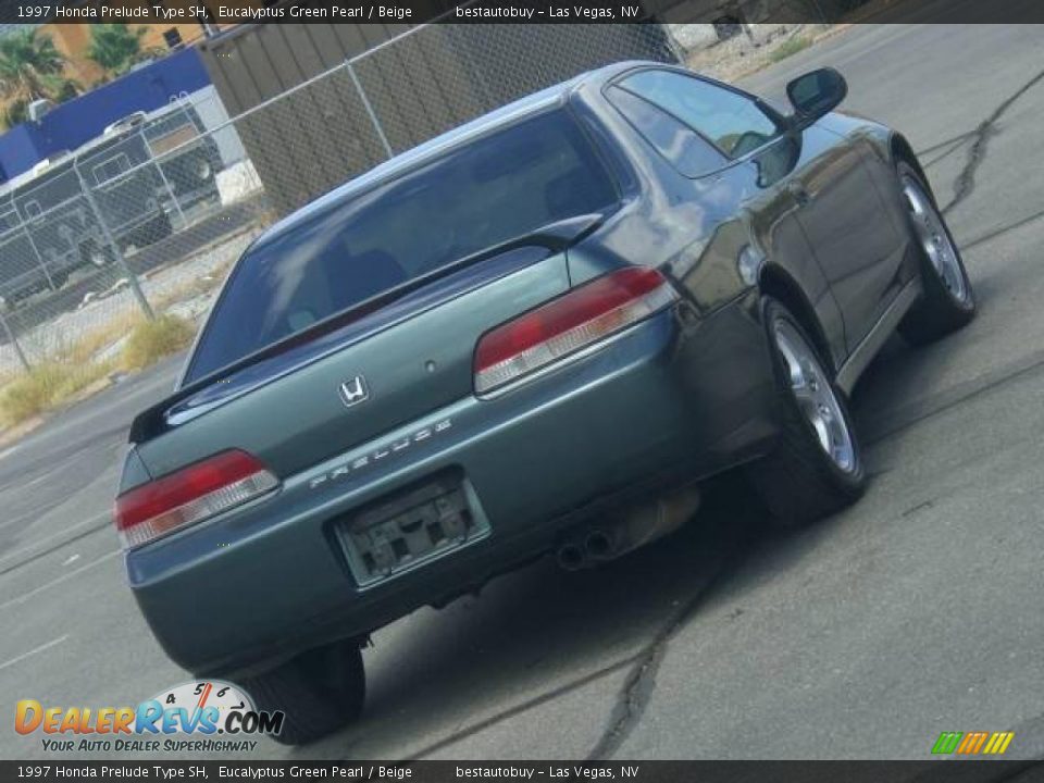 1997 Honda Prelude Type SH Eucalyptus Green Pearl / Beige Photo #12
