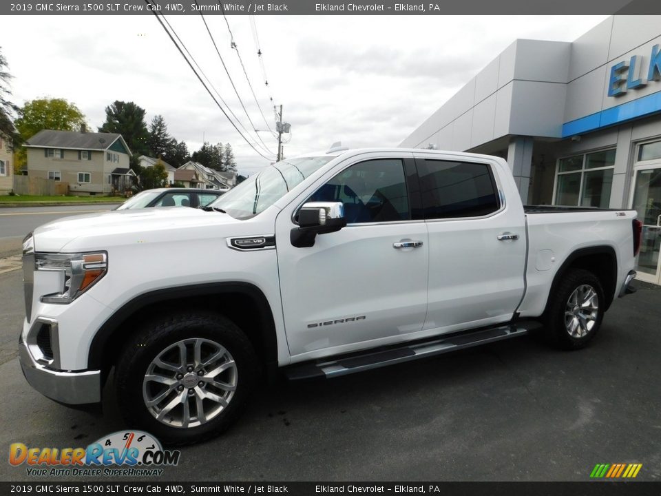 2019 GMC Sierra 1500 SLT Crew Cab 4WD Summit White / Jet Black Photo #1