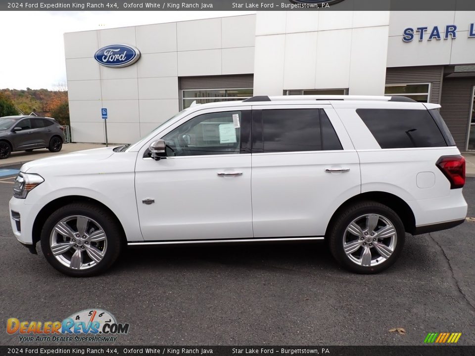 Oxford White 2024 Ford Expedition King Ranch 4x4 Photo #2