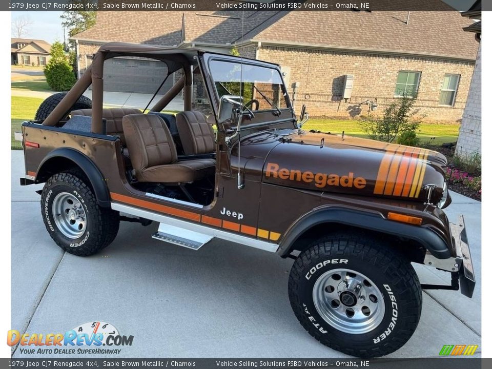 Sable Brown Metallic 1979 Jeep CJ7 Renegade 4x4 Photo #3