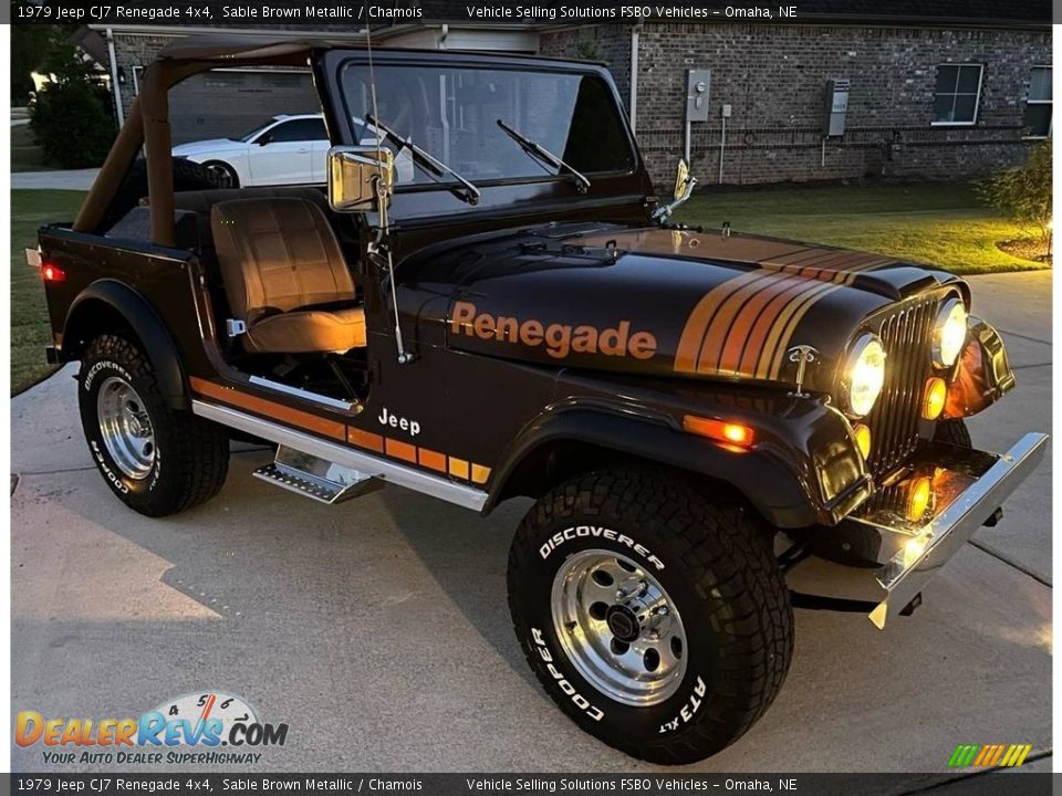 Sable Brown Metallic 1979 Jeep CJ7 Renegade 4x4 Photo #4