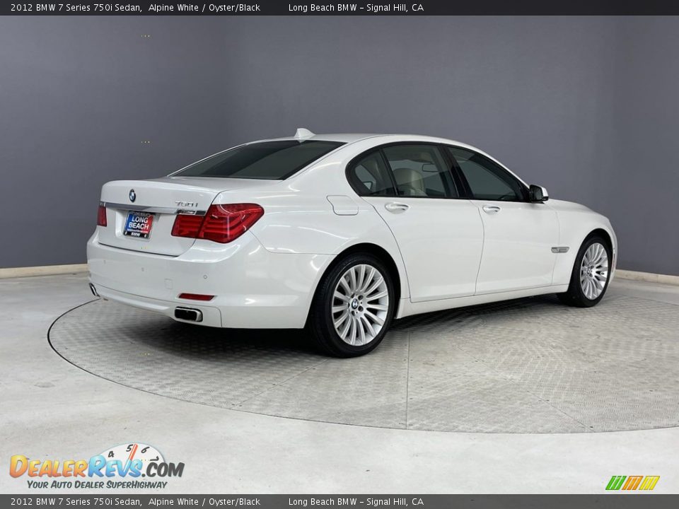 Alpine White 2012 BMW 7 Series 750i Sedan Photo #5