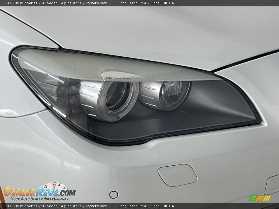 2012 BMW 7 Series 750i Sedan Alpine White / Oyster/Black Photo #6