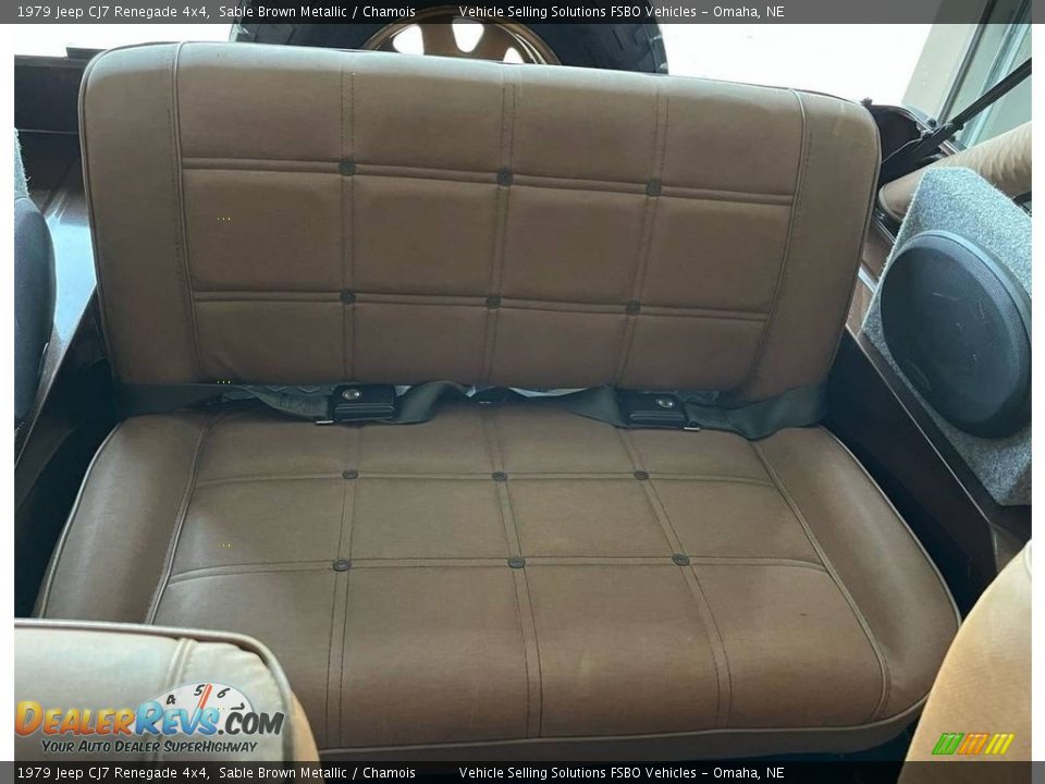 Rear Seat of 1979 Jeep CJ7 Renegade 4x4 Photo #6