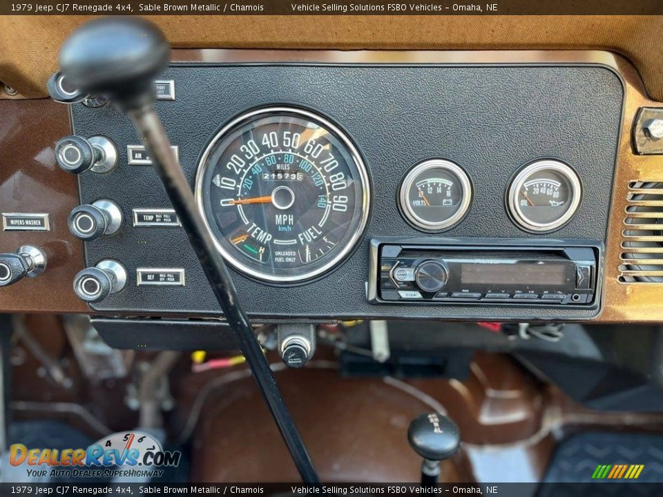 Dashboard of 1979 Jeep CJ7 Renegade 4x4 Photo #7