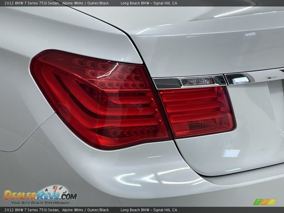 2012 BMW 7 Series 750i Sedan Alpine White / Oyster/Black Photo #8