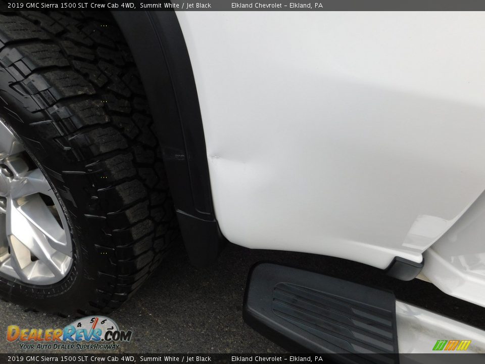 2019 GMC Sierra 1500 SLT Crew Cab 4WD Summit White / Jet Black Photo #16