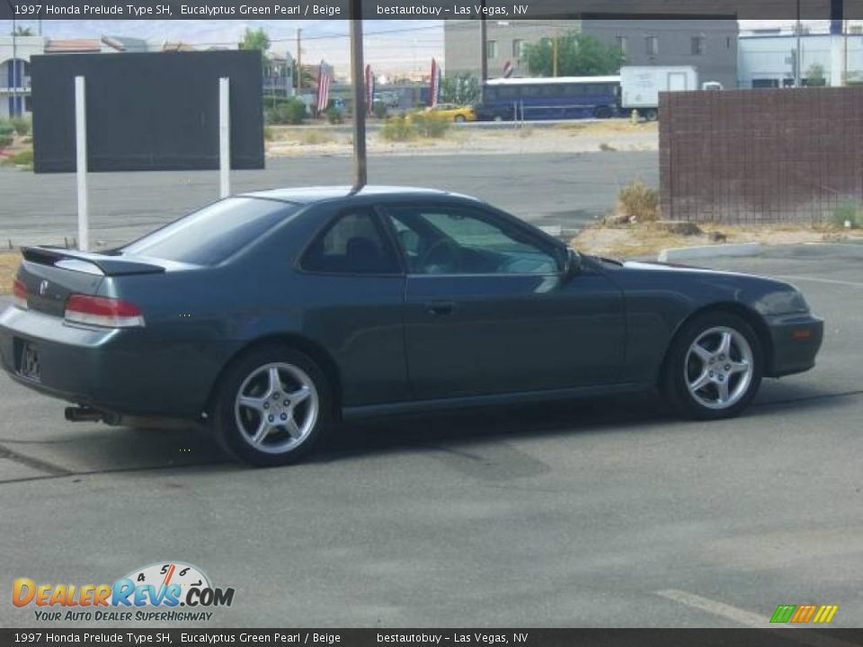 1997 Honda Prelude Type SH Eucalyptus Green Pearl / Beige Photo #14