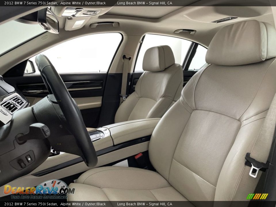 Front Seat of 2012 BMW 7 Series 750i Sedan Photo #16