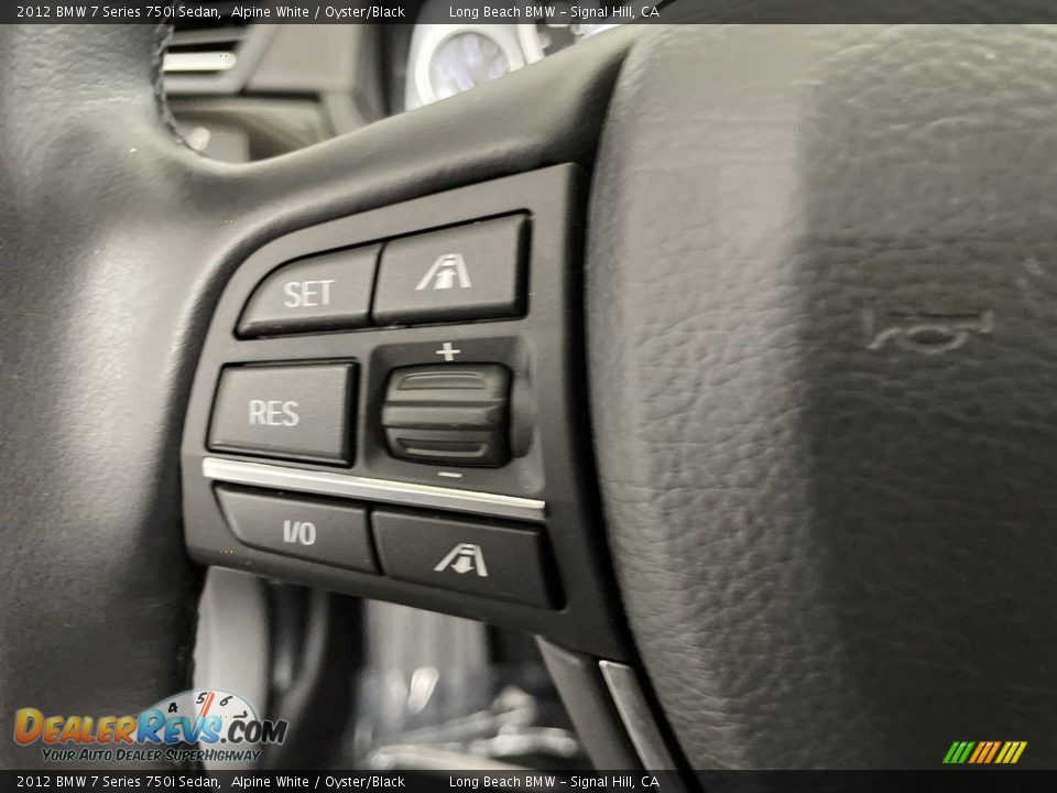 2012 BMW 7 Series 750i Sedan Steering Wheel Photo #18