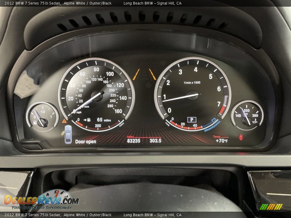 2012 BMW 7 Series 750i Sedan Gauges Photo #20