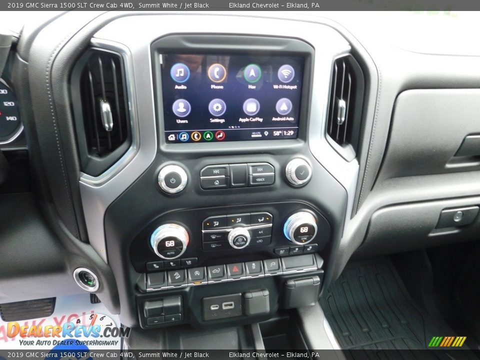 Controls of 2019 GMC Sierra 1500 SLT Crew Cab 4WD Photo #29