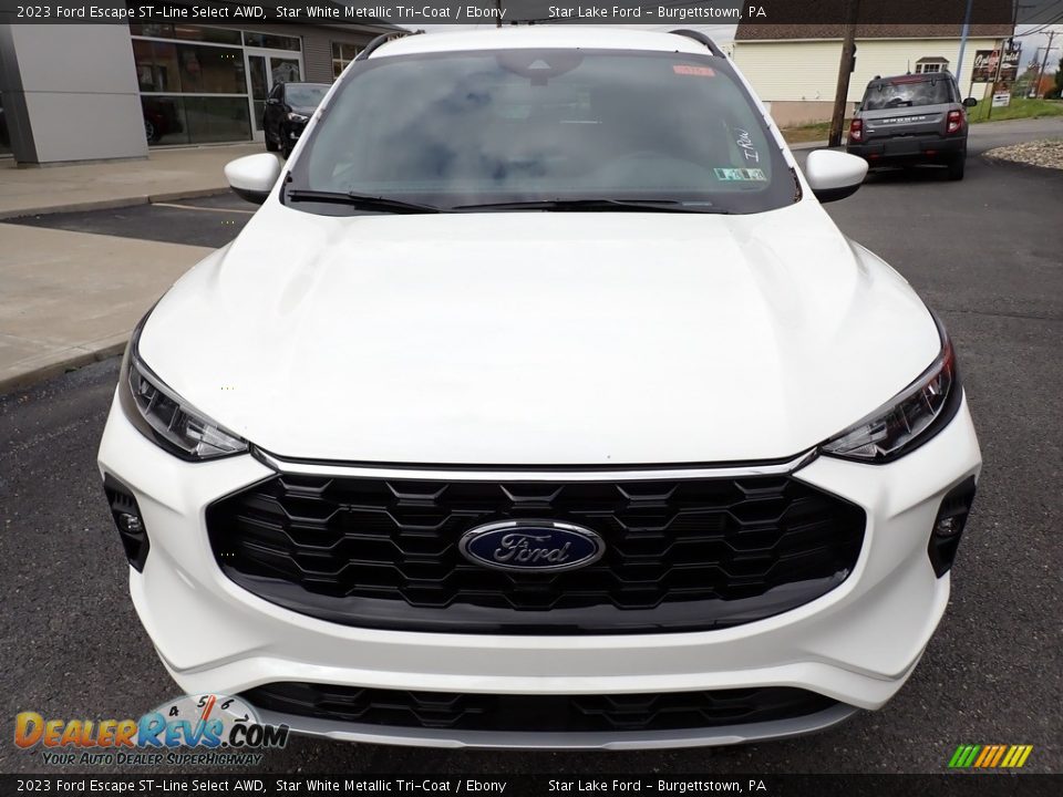 Star White Metallic Tri-Coat 2023 Ford Escape ST-Line Select AWD Photo #9