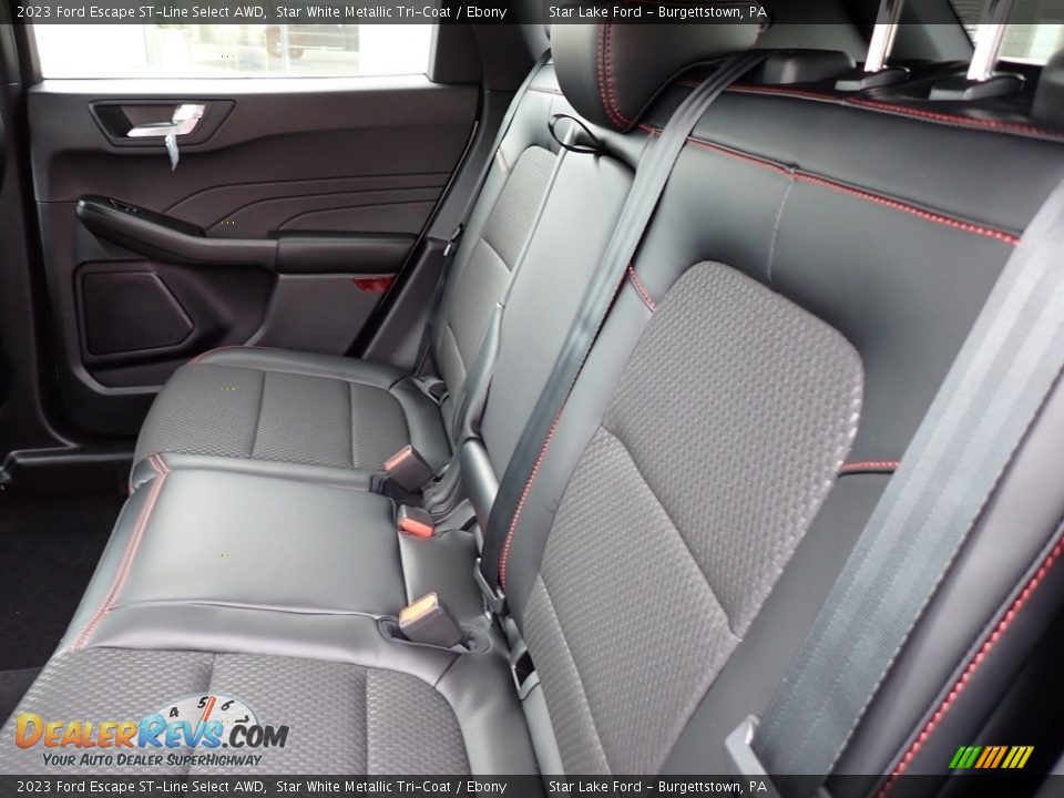 Rear Seat of 2023 Ford Escape ST-Line Select AWD Photo #11