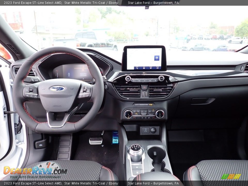 Ebony Interior - 2023 Ford Escape ST-Line Select AWD Photo #12