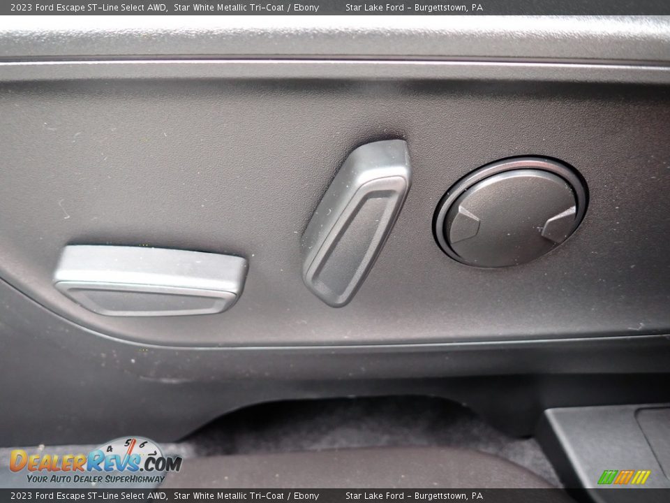 2023 Ford Escape ST-Line Select AWD Star White Metallic Tri-Coat / Ebony Photo #15