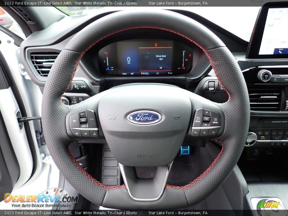 2023 Ford Escape ST-Line Select AWD Steering Wheel Photo #17