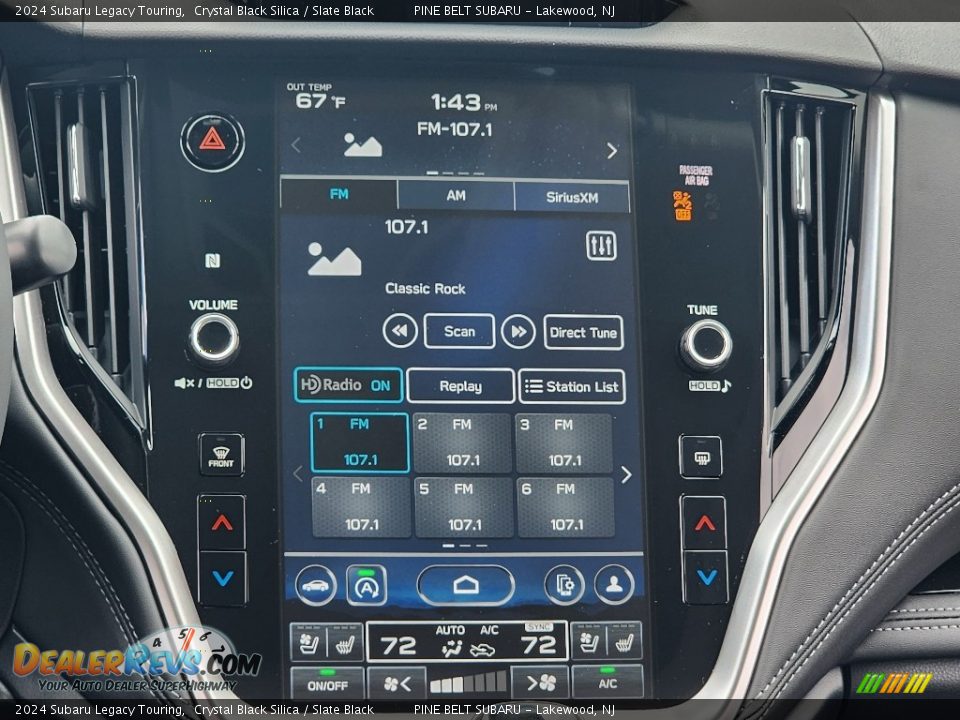 Controls of 2024 Subaru Legacy Touring Photo #12