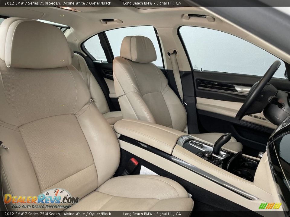 Front Seat of 2012 BMW 7 Series 750i Sedan Photo #33