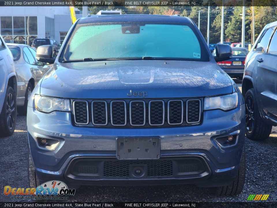 2021 Jeep Grand Cherokee Limited 4x4 Slate Blue Pearl / Black Photo #2