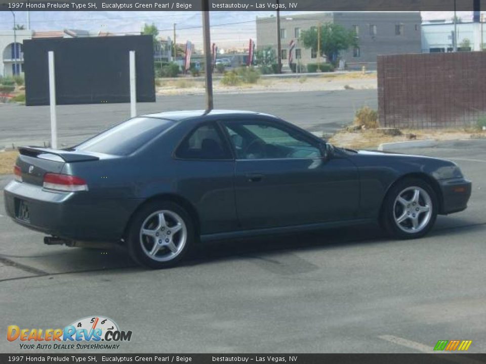 1997 Honda Prelude Type SH Eucalyptus Green Pearl / Beige Photo #15