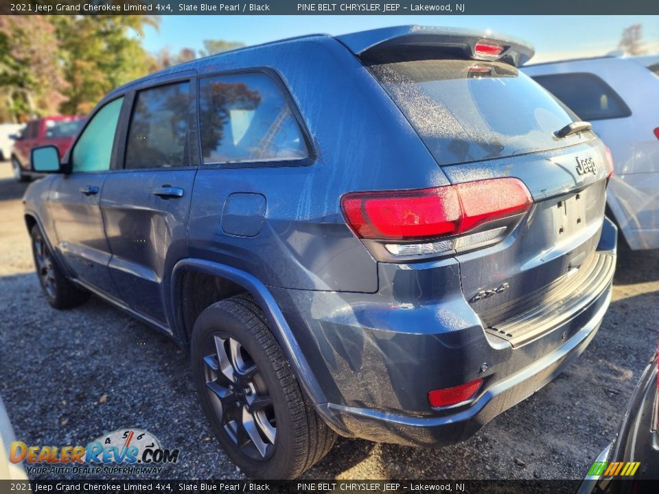 2021 Jeep Grand Cherokee Limited 4x4 Slate Blue Pearl / Black Photo #4