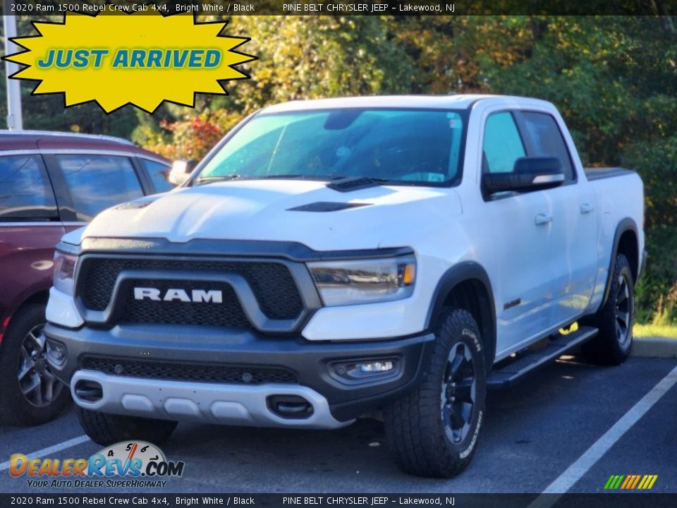 2020 Ram 1500 Rebel Crew Cab 4x4 Bright White / Black Photo #1