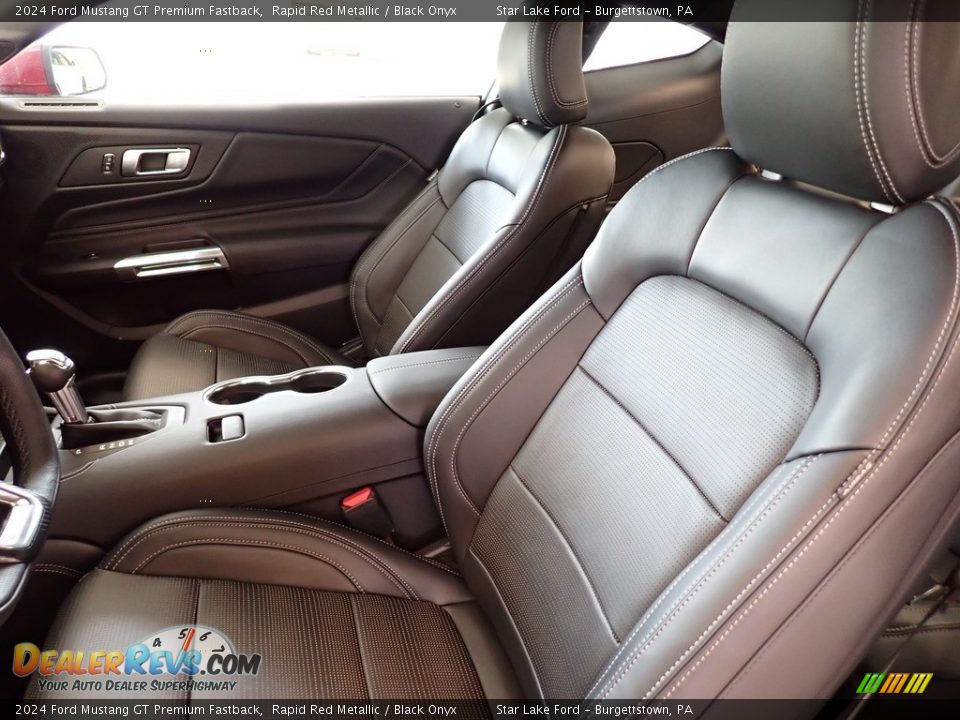 Black Onyx Interior - 2024 Ford Mustang GT Premium Fastback Photo #10