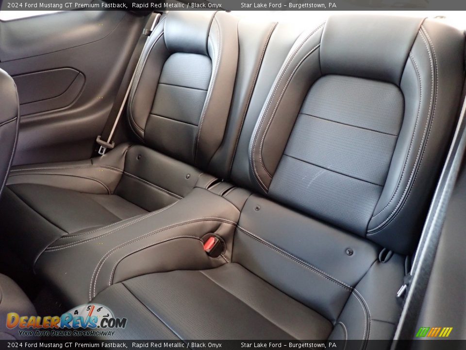 Rear Seat of 2024 Ford Mustang GT Premium Fastback Photo #11