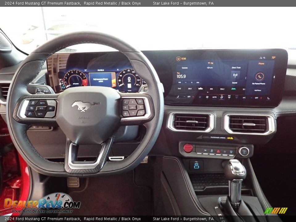 Dashboard of 2024 Ford Mustang GT Premium Fastback Photo #12