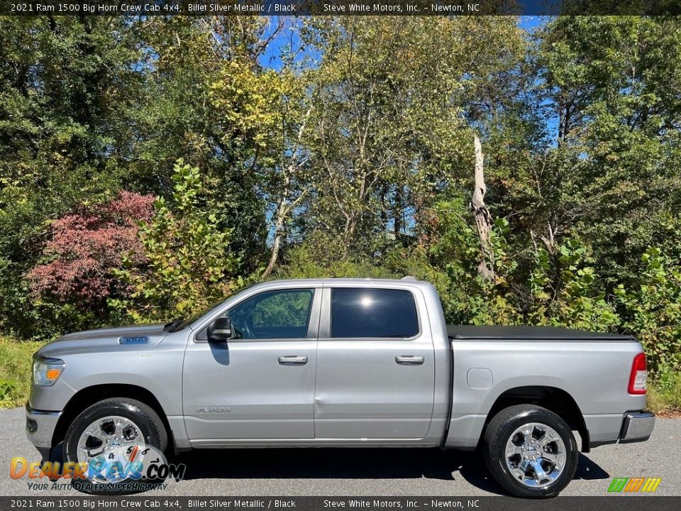 Billet Silver Metallic 2021 Ram 1500 Big Horn Crew Cab 4x4 Photo #1