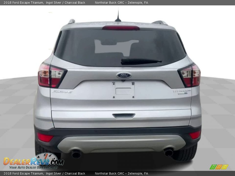 2018 Ford Escape Titanium Ingot Silver / Charcoal Black Photo #7