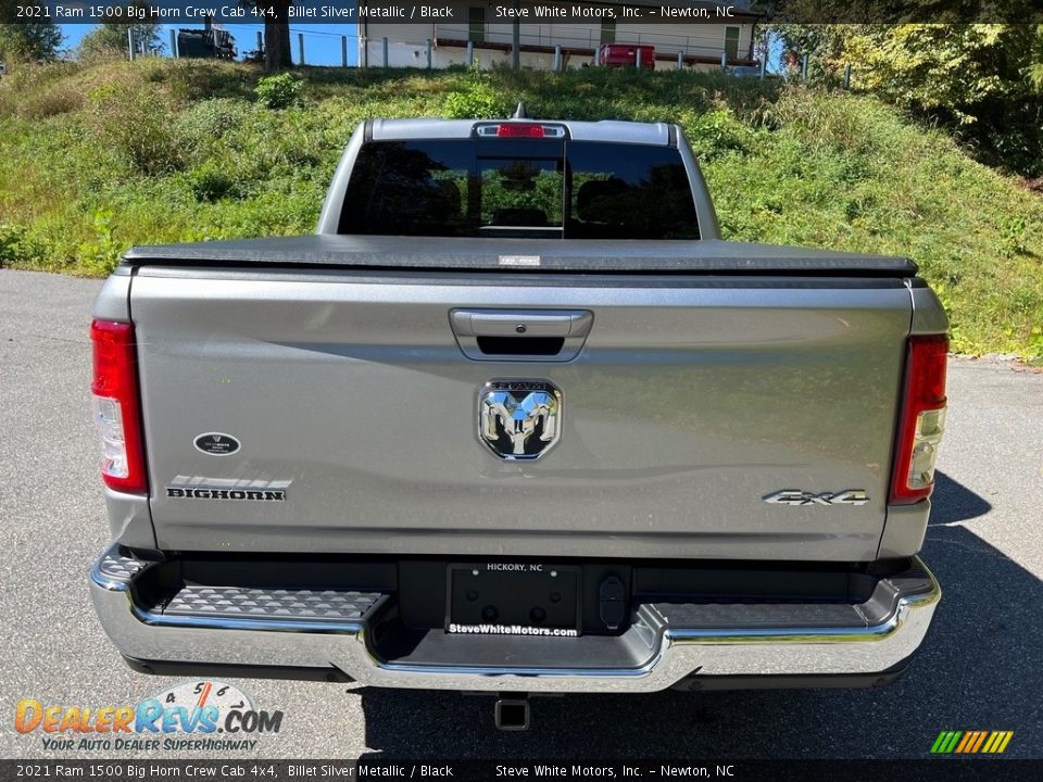 2021 Ram 1500 Big Horn Crew Cab 4x4 Billet Silver Metallic / Black Photo #8