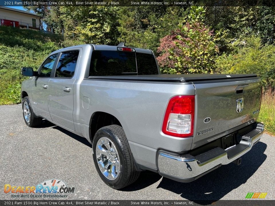 2021 Ram 1500 Big Horn Crew Cab 4x4 Billet Silver Metallic / Black Photo #9