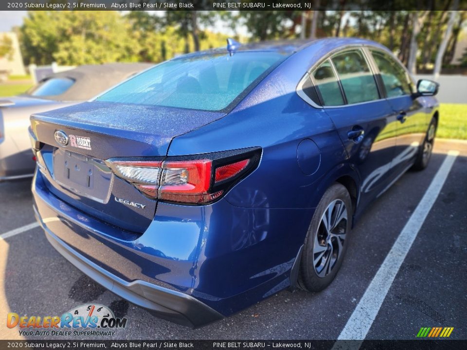 2020 Subaru Legacy 2.5i Premium Abyss Blue Pearl / Slate Black Photo #3