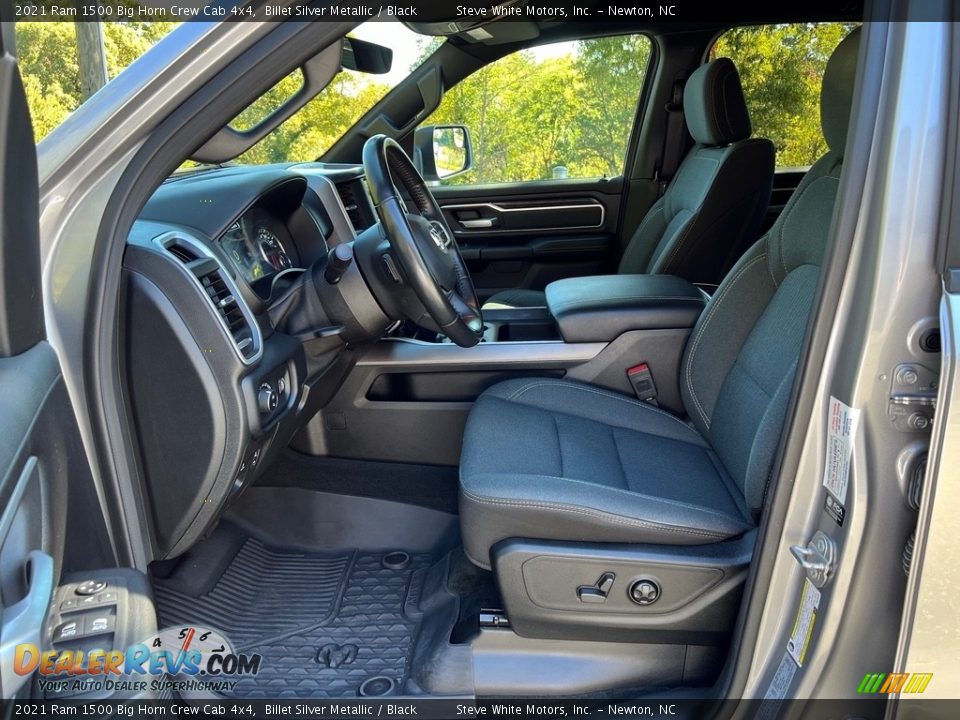 Front Seat of 2021 Ram 1500 Big Horn Crew Cab 4x4 Photo #13