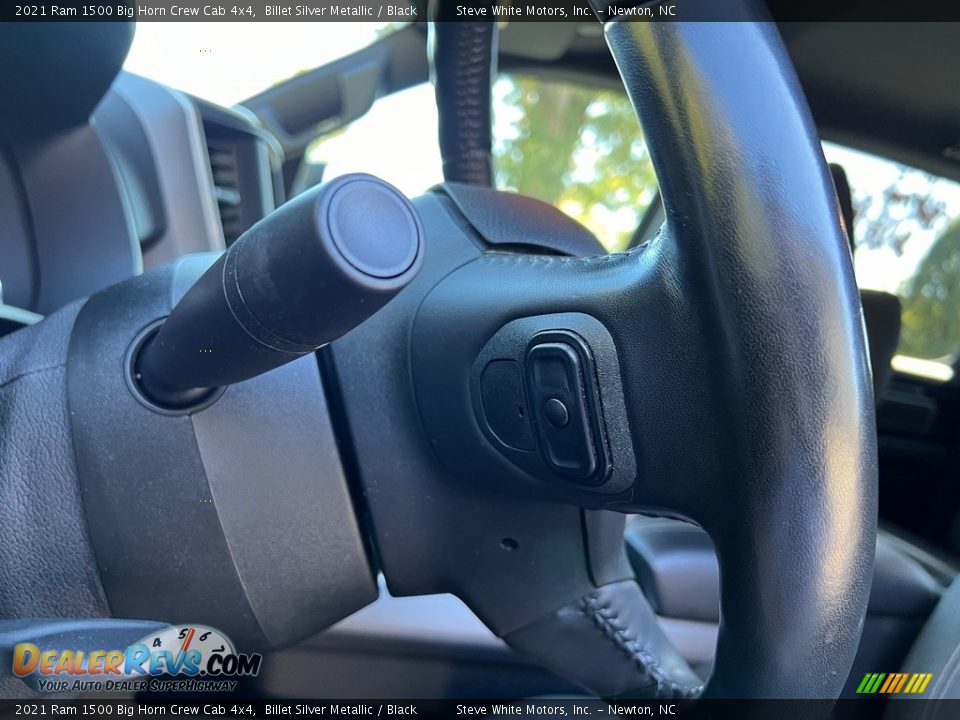 2021 Ram 1500 Big Horn Crew Cab 4x4 Steering Wheel Photo #15