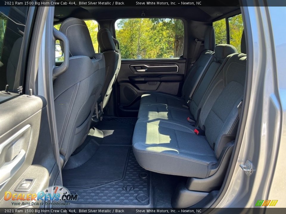 Rear Seat of 2021 Ram 1500 Big Horn Crew Cab 4x4 Photo #16