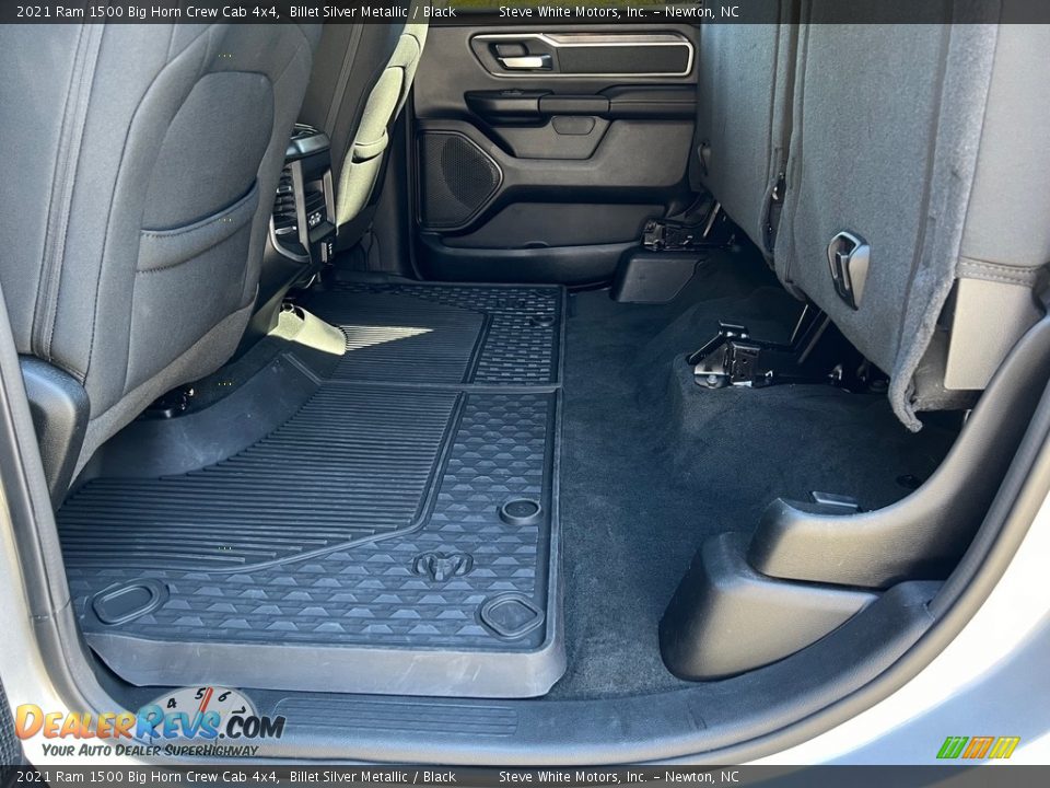 Rear Seat of 2021 Ram 1500 Big Horn Crew Cab 4x4 Photo #17