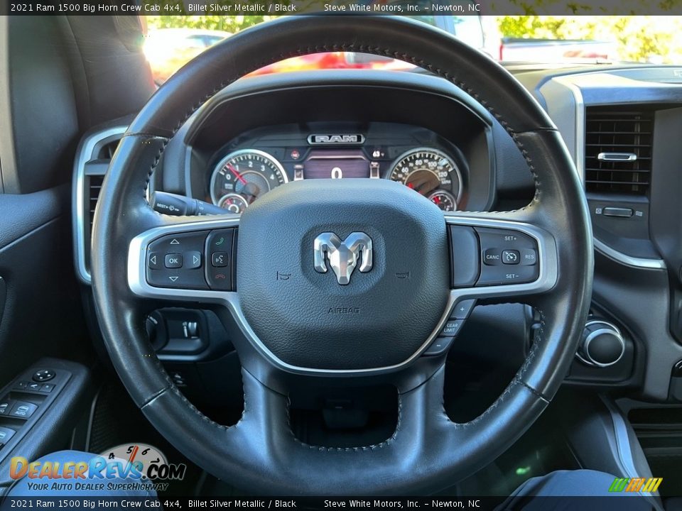 2021 Ram 1500 Big Horn Crew Cab 4x4 Steering Wheel Photo #20