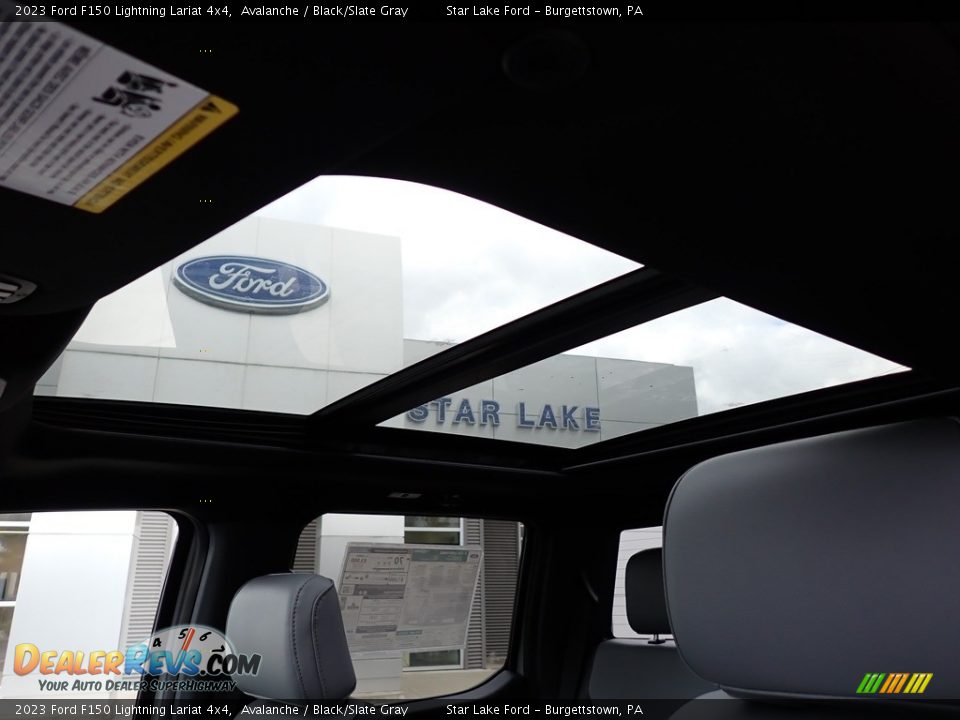 Sunroof of 2023 Ford F150 Lightning Lariat 4x4 Photo #16