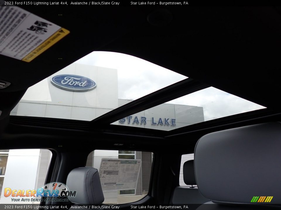 Sunroof of 2023 Ford F150 Lightning Lariat 4x4 Photo #16