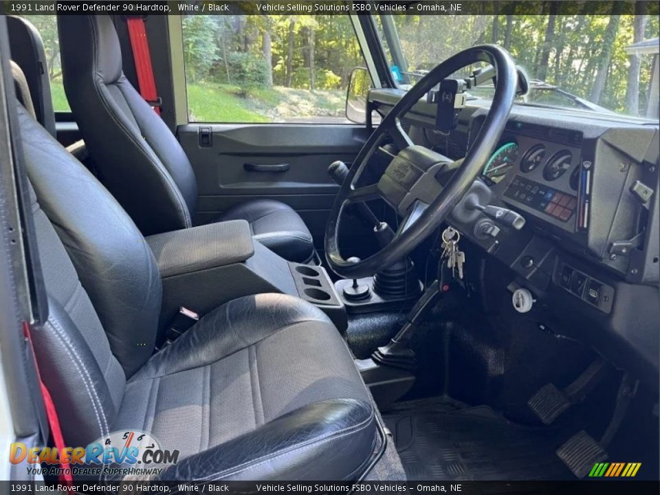 Front Seat of 1991 Land Rover Defender 90 Hardtop Photo #7