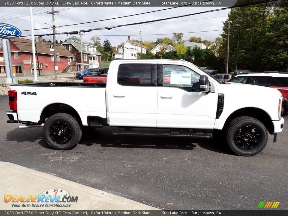 Oxford White 2023 Ford F250 Super Duty XLT Crew Cab 4x4 Photo #7