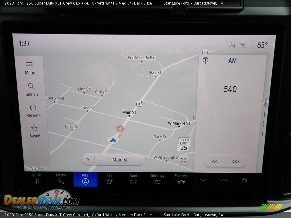 Navigation of 2023 Ford F250 Super Duty XLT Crew Cab 4x4 Photo #18