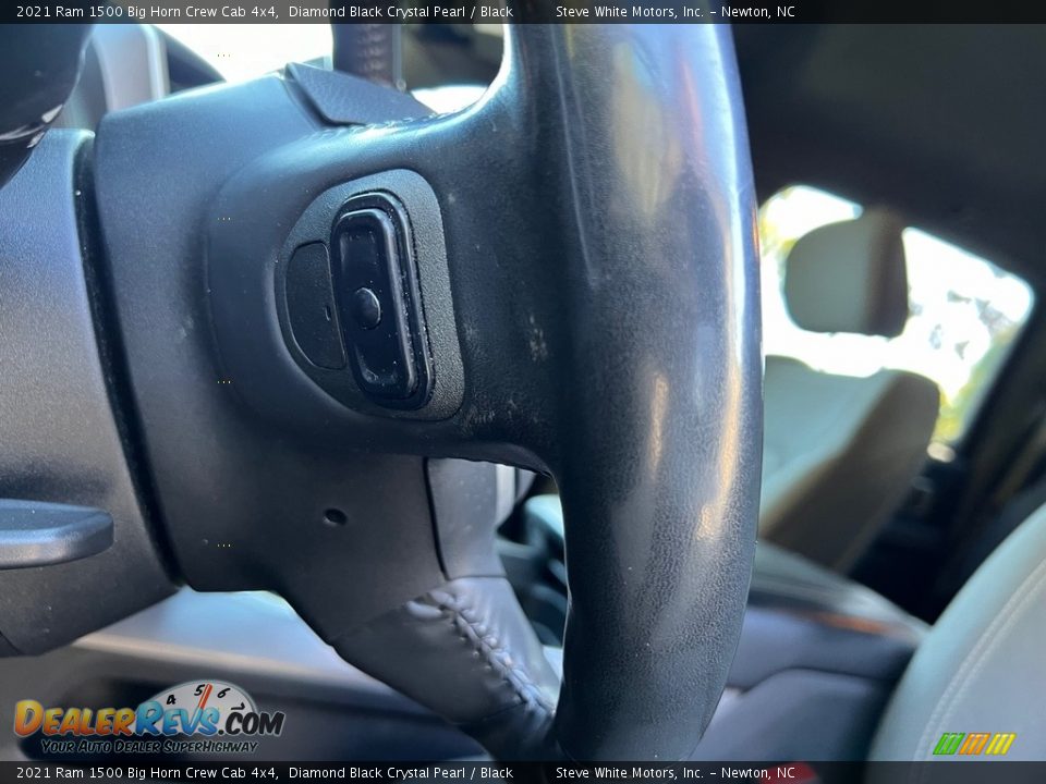 2021 Ram 1500 Big Horn Crew Cab 4x4 Steering Wheel Photo #15