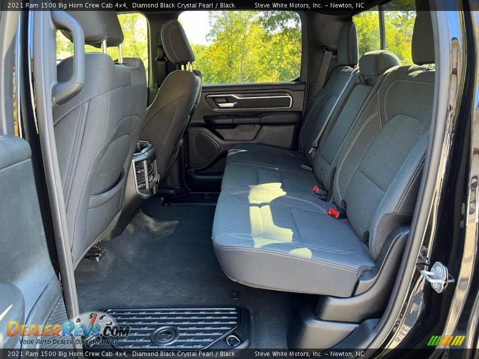 Rear Seat of 2021 Ram 1500 Big Horn Crew Cab 4x4 Photo #16