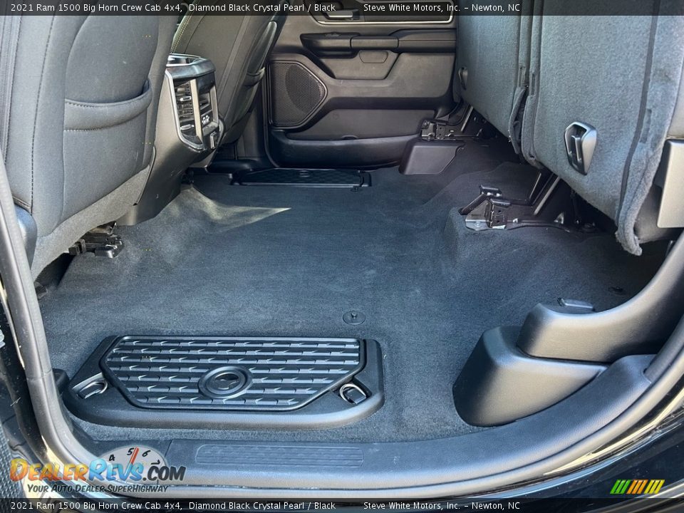 Rear Seat of 2021 Ram 1500 Big Horn Crew Cab 4x4 Photo #17