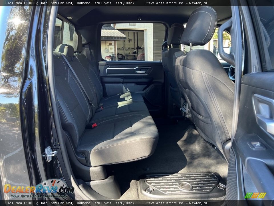 Rear Seat of 2021 Ram 1500 Big Horn Crew Cab 4x4 Photo #18